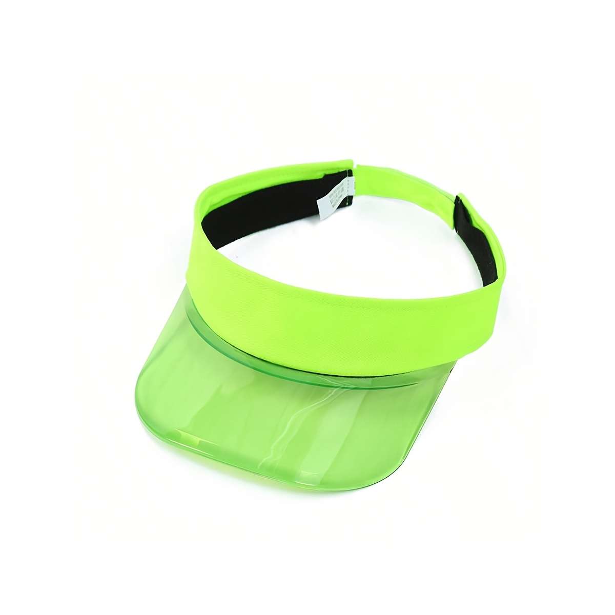 Y2K Style Clear Brim Bucket Hat Lightweight Polyester Adjustable Strap Ideal