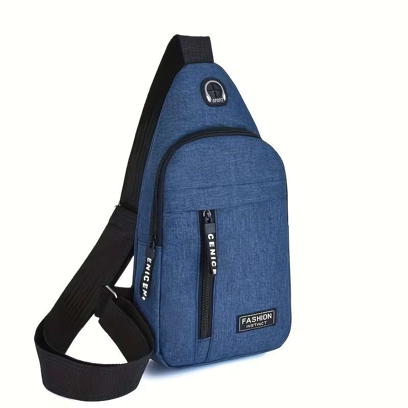 Polyester Chest Bag Waterproof Crossbody Bag