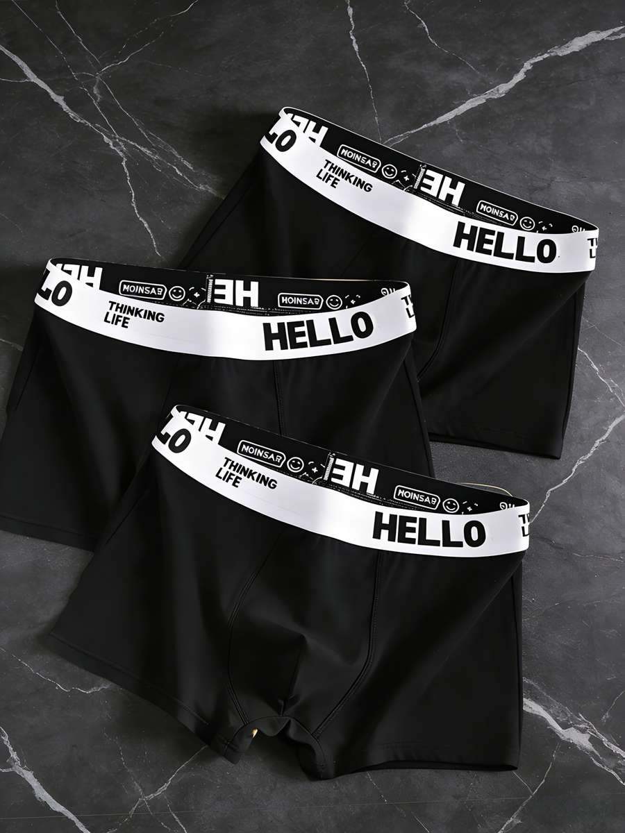 Mens Underwear Color Black Sizel