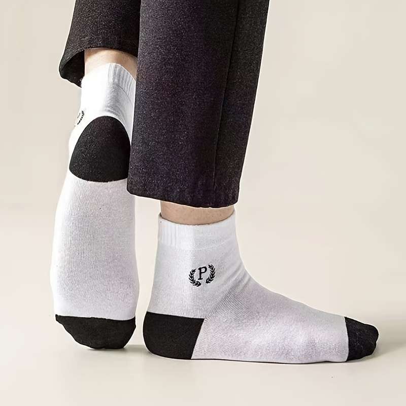 6 Pairs Of Black One Size High Elastic Socks