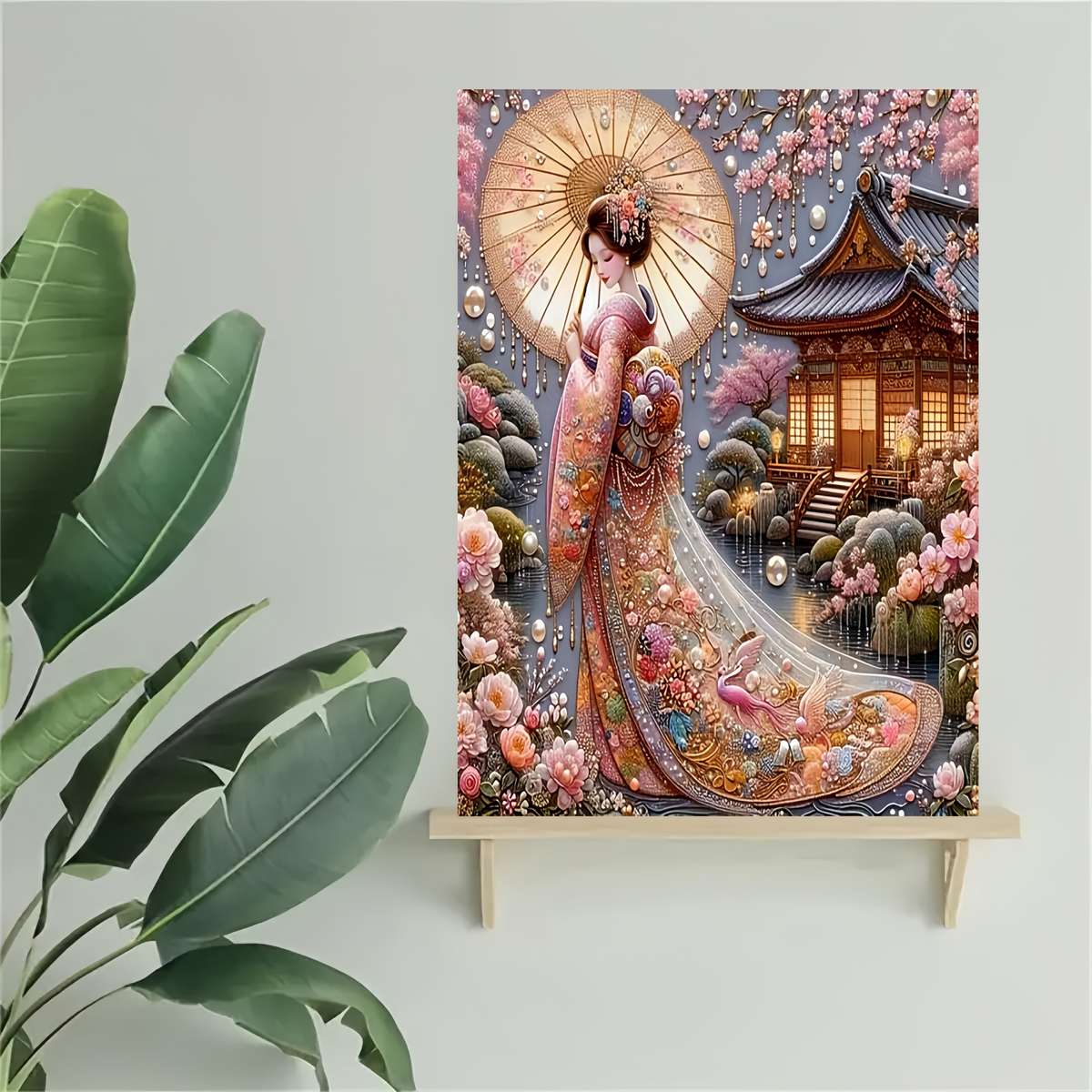 1000 Piece Japanese Blossom Beauty Jigsaw Puzzle Mixed Color Rectangular Beginner