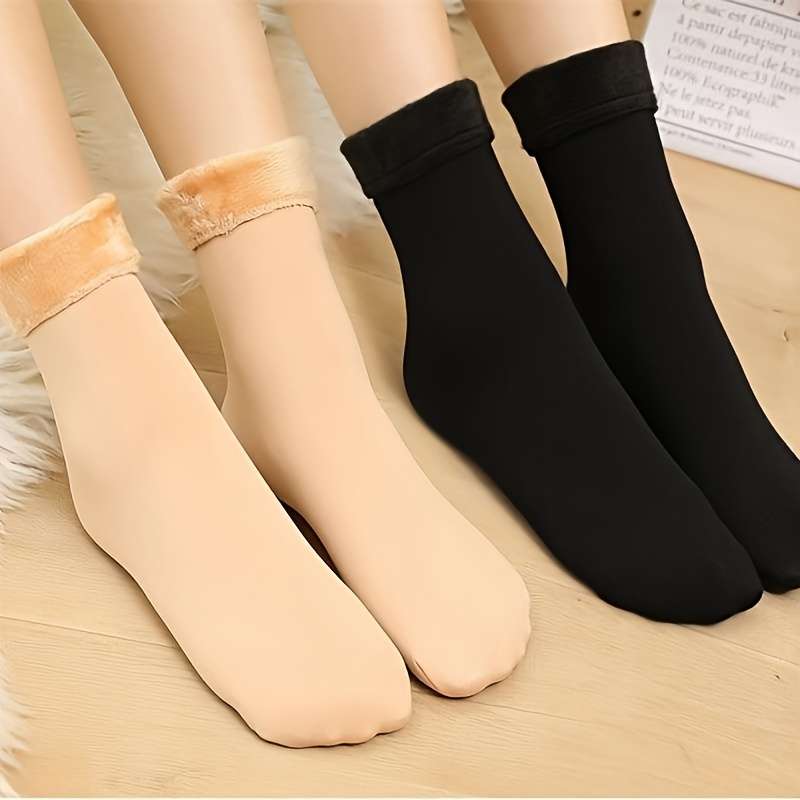 Sock 1 Black 1 Light Beige One Size