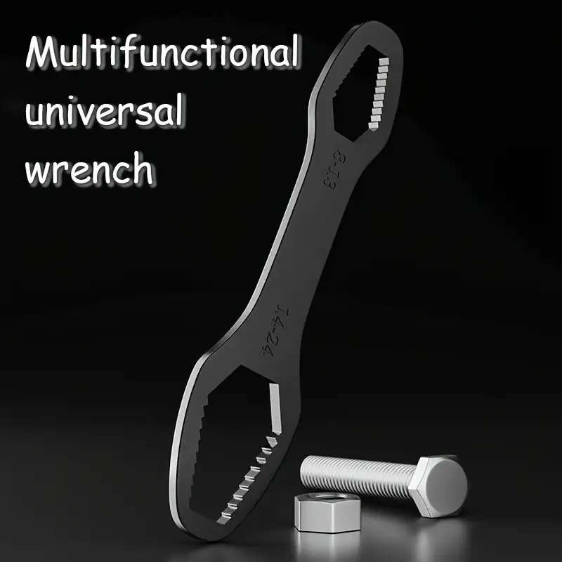 1Pc 3.5mm Versatile Double Ended Plum Wrench Spanners Tool 8 To 24mm