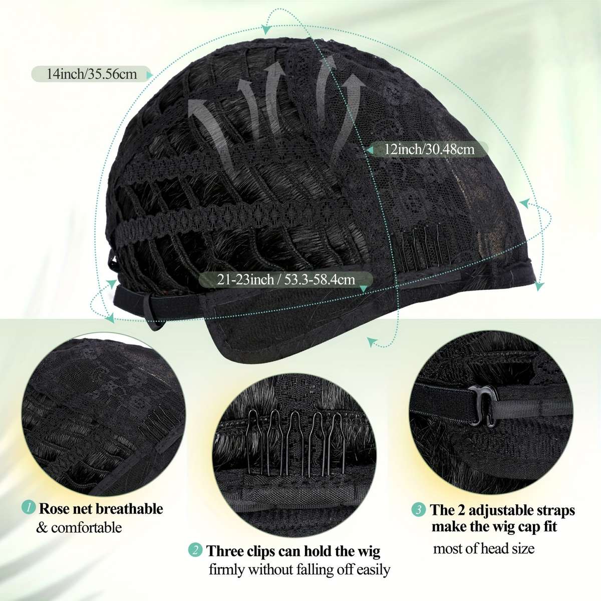 1Pc Brown 30.48cm Fashion Design Wig