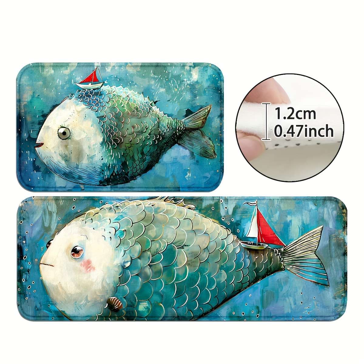 1Pc 45x75cm Floor Mat