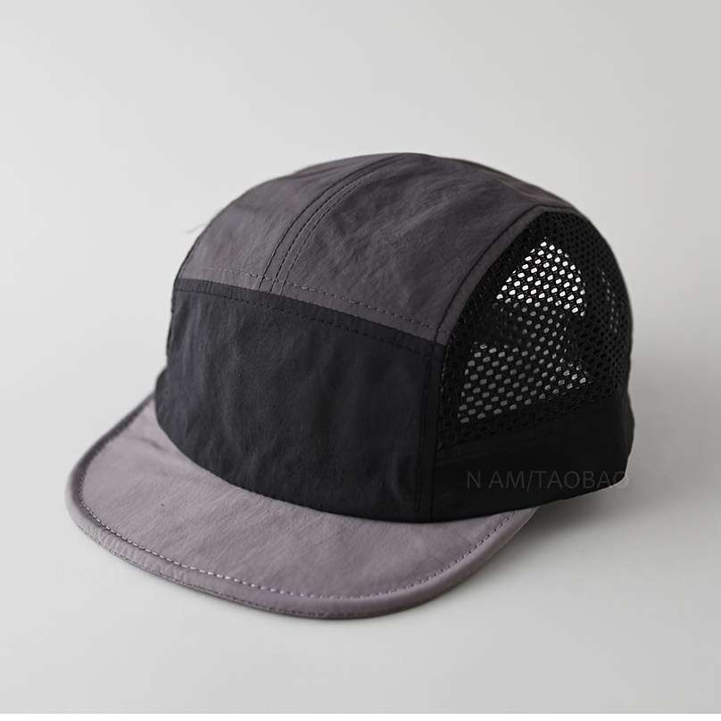 1pc Spring Summer Thin Five-Panel Quick-Dry Mesh Baseball Cap for Men and Women Breathable Casual