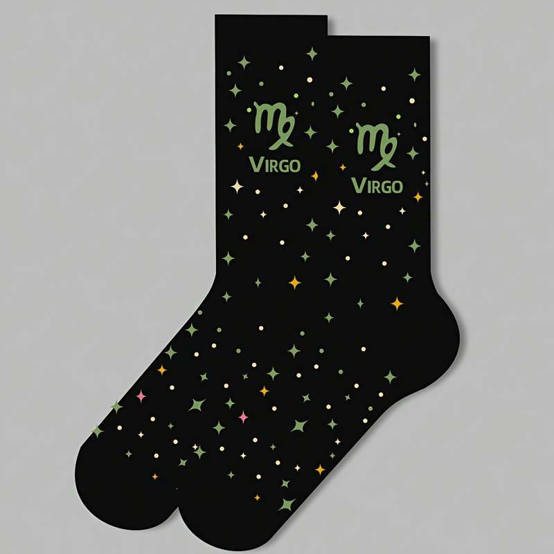1 Pair Virgo  One Size Socks