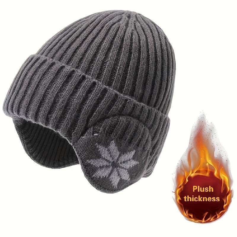 Hat Ear Muffs Dark Gray