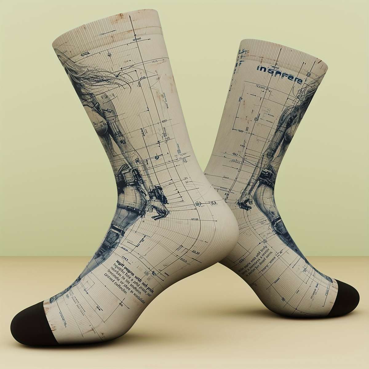 1 Pair Multicolor One Size Socks