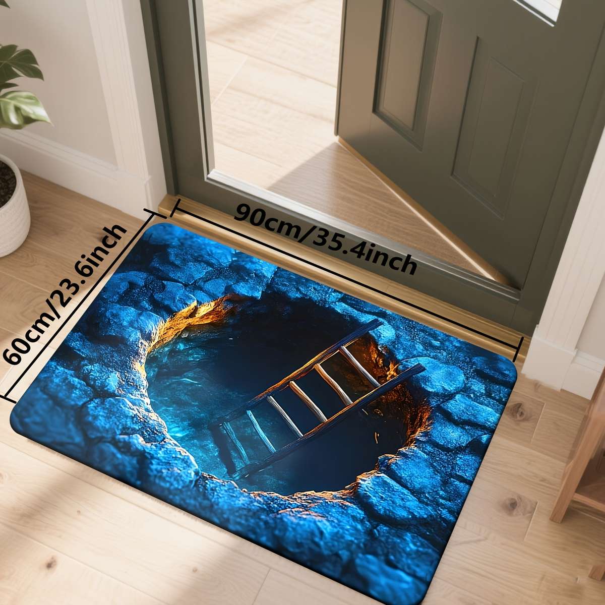 1Pc 60x90cm Floor Mat