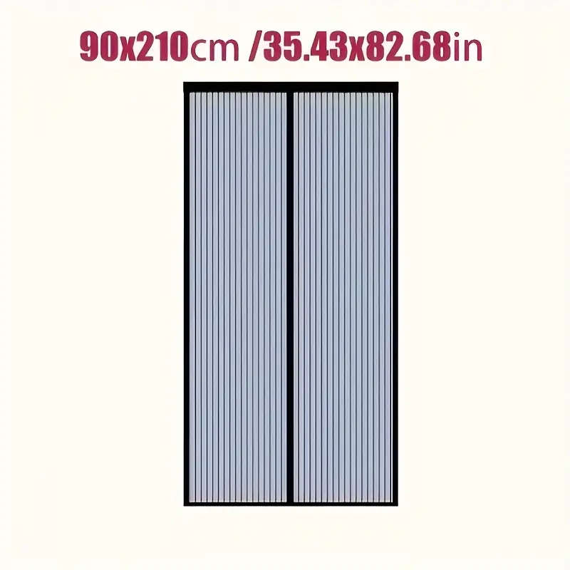 Self-Closing Magnetic Mosquito Net Door 90*210cm