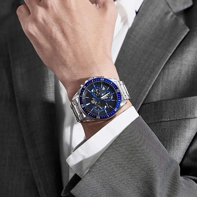 CASIO EDIFICE Men`s Chronograph Watch | EFR- 552D-1A2VUDF