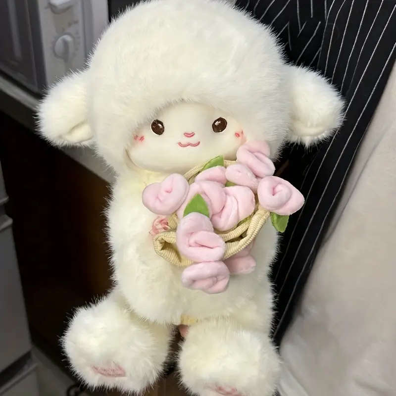 1 Cute Sheep Wool Plush Toy