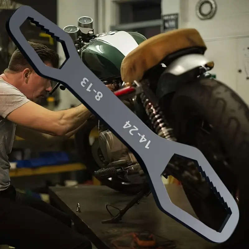 1Pc 3.5mm Versatile Double Ended Plum Wrench Spanners Tool 8 To 24mm