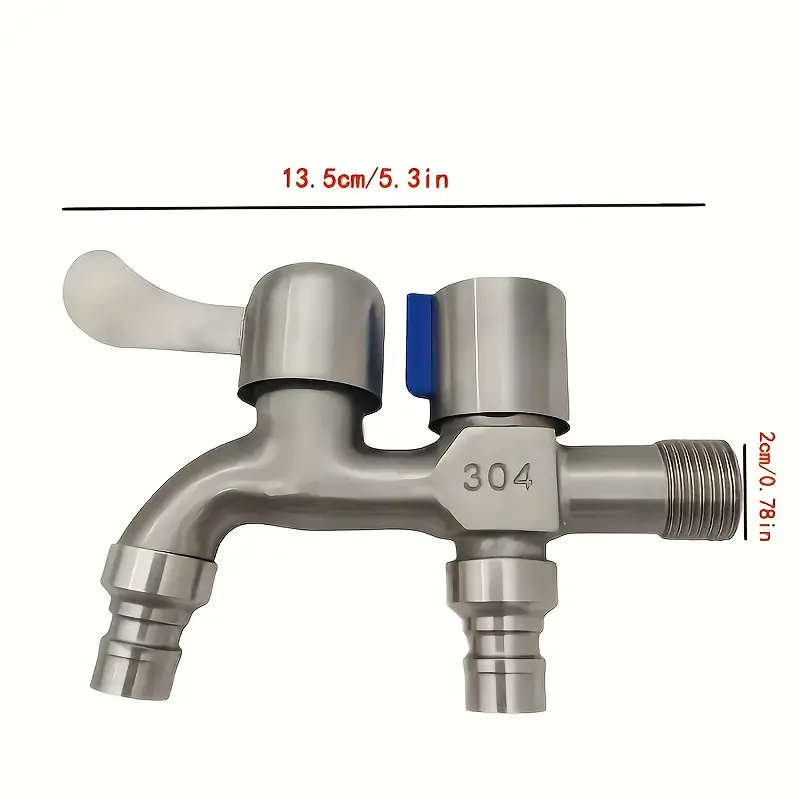 Dual Use Stainless Steel Faucet