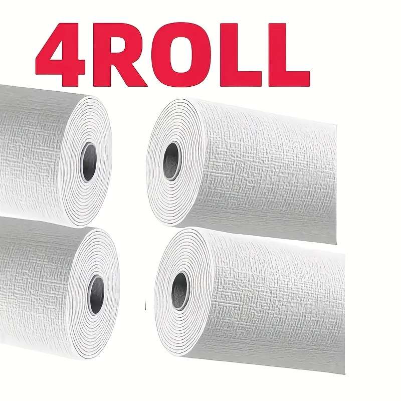 2 Rolls Wall StickersLinen Pattern   Green