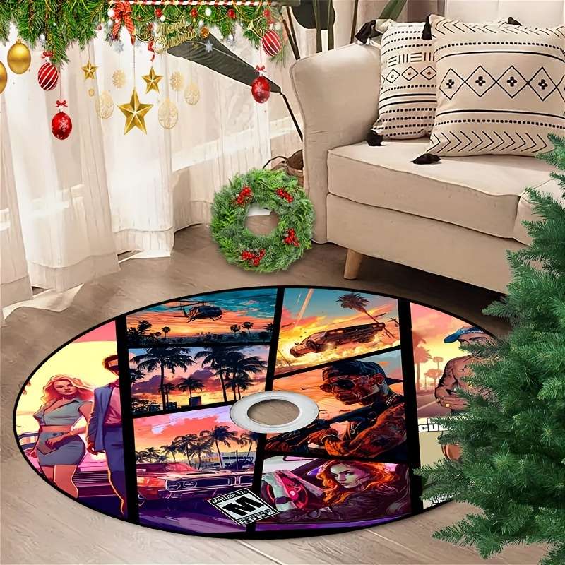 1Pc 31.49x31.49inch 80x80cm Floor Mat