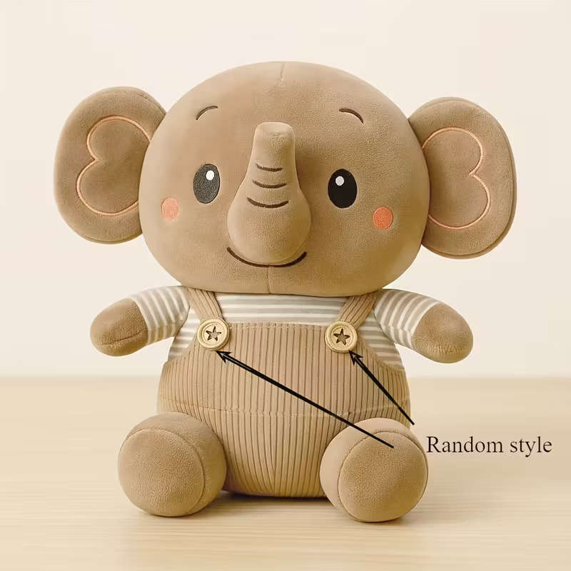 Brand New And Very Cute Elephant Plush Toy Brown