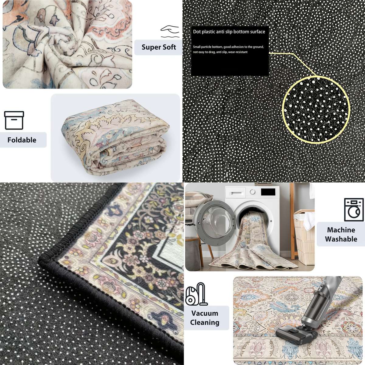 1Pc 39.4x59inch 100x160cm Floor Mat