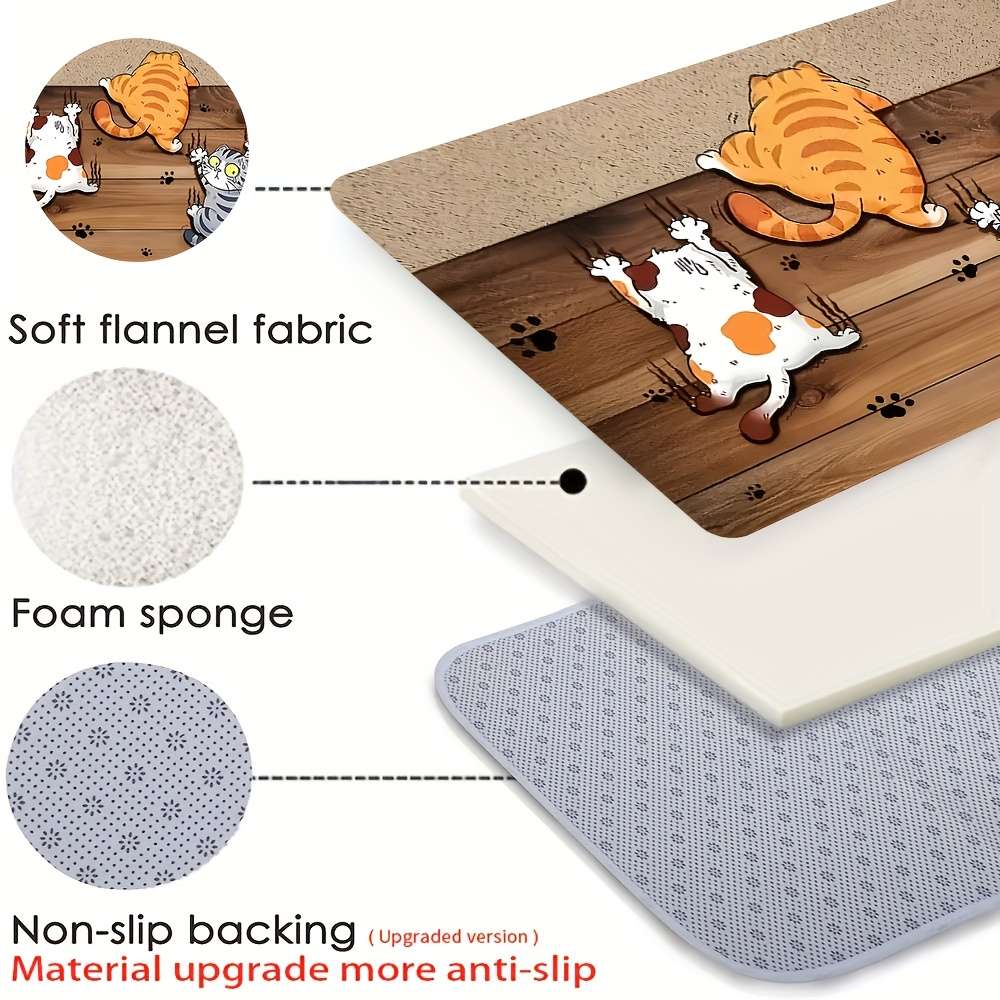 1Pc 40cmx60cm 15.75x23.62inch Floor Mat