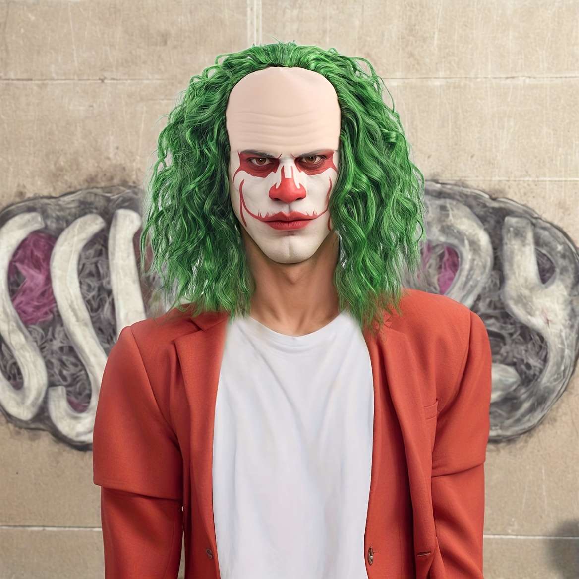 1Pc Green A Fashion Design Wig