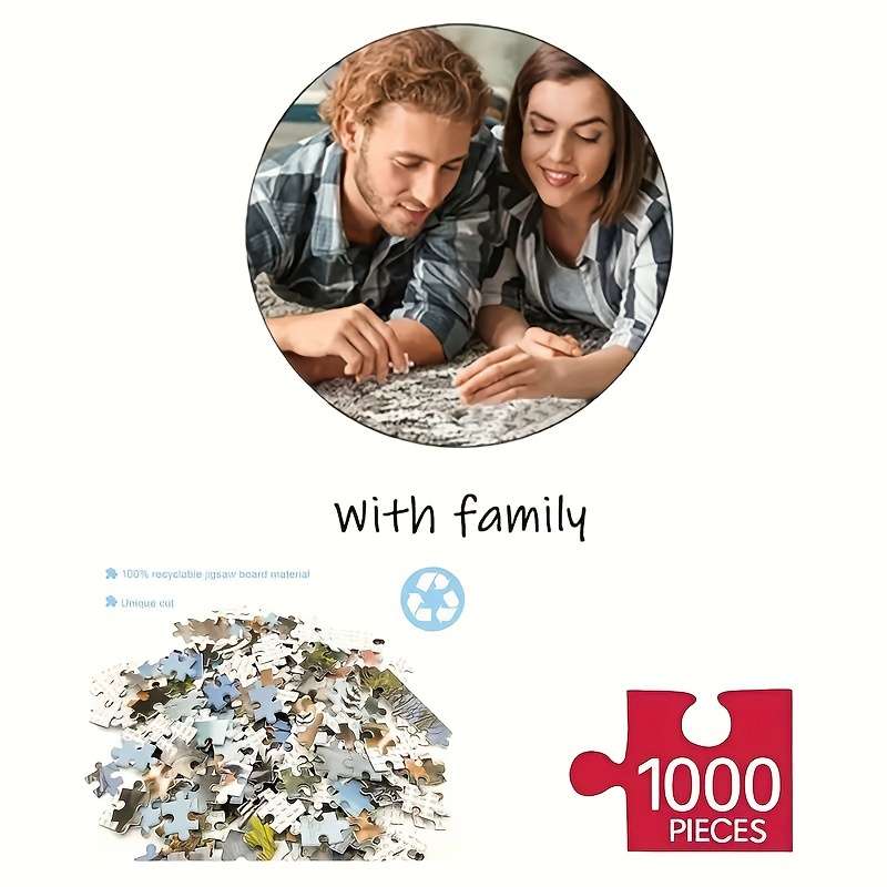 1000 Piece Paper Jigsaw Puzzle For Adults