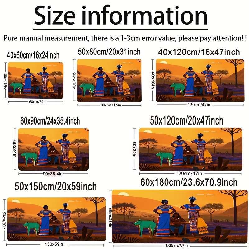 1Pc 16x47inch 40x120cm Floor Mat