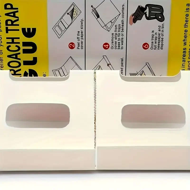 6pcs Sticky Cockroach Traps No Batteries Needed Safe Effective Pest Control for Indoors Outdoors Non