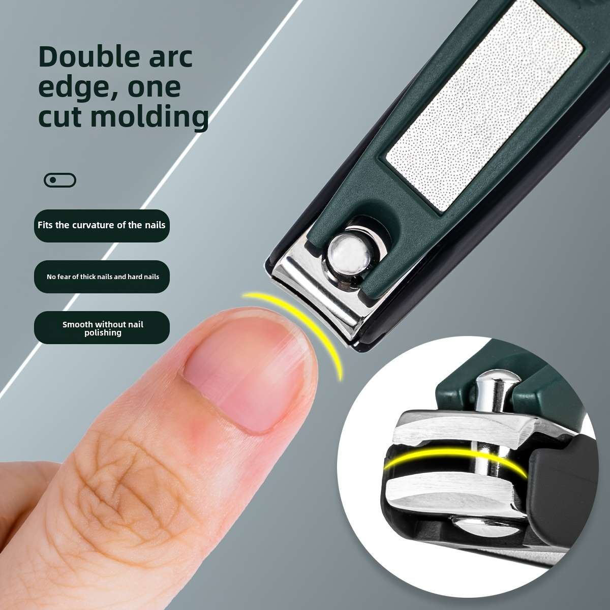 1 Large Stainless Steel Nail Clipper