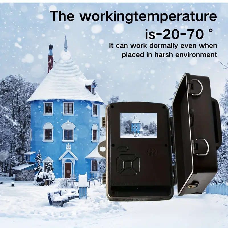 HD Outdoor Wildlife Camera with Built-in Screen Display