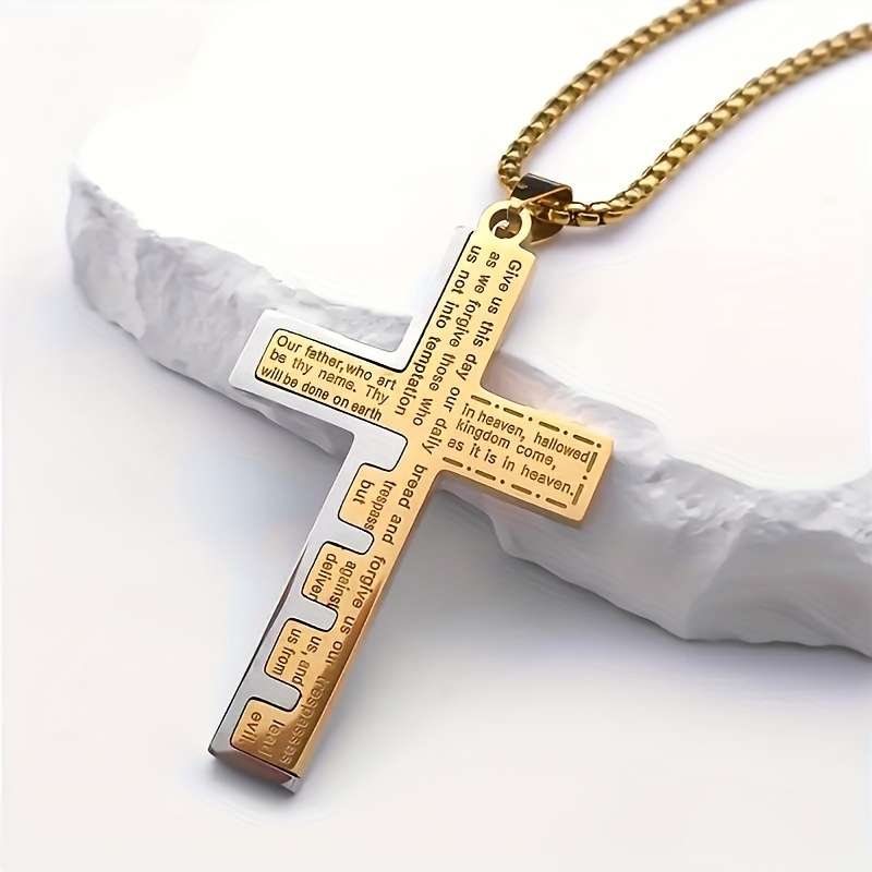 Golden Jesus Theme Pendant
