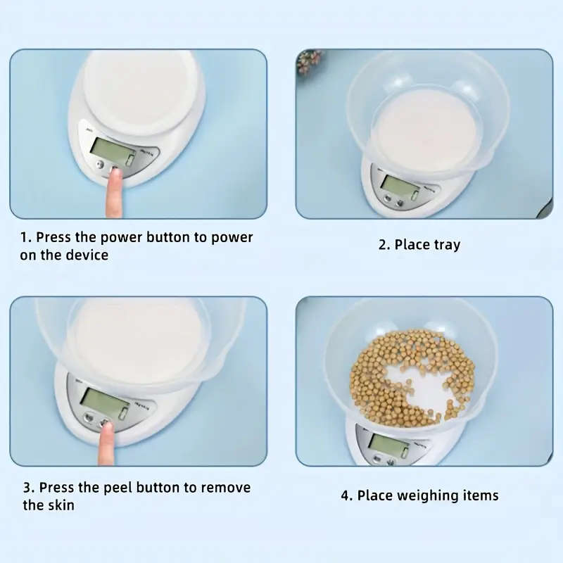 Portable Digital Kitchen Scale