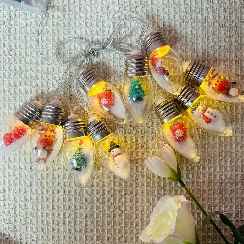 Enchanting 10 LED Christmas Wishing Bottle Fairy Light Strings