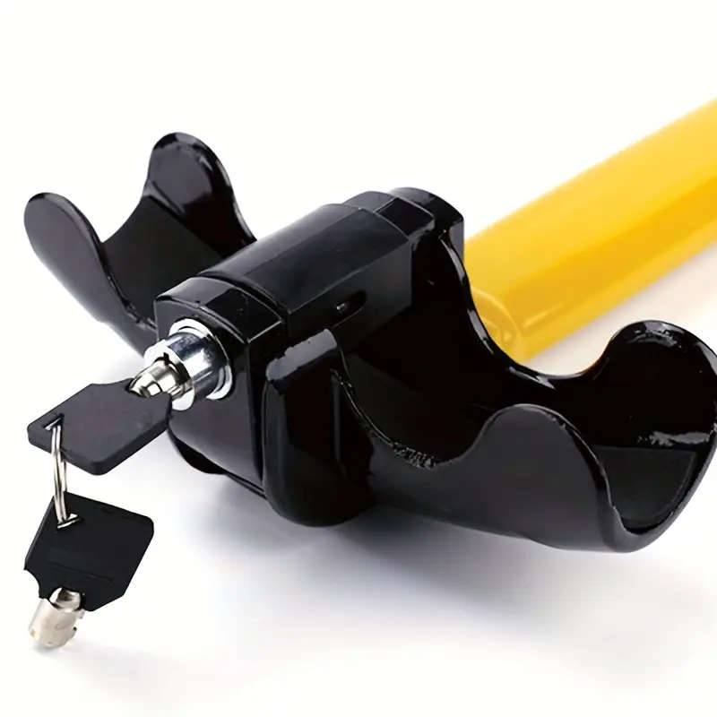 Universal Heavy Duty Iron Steering Wheel Lock