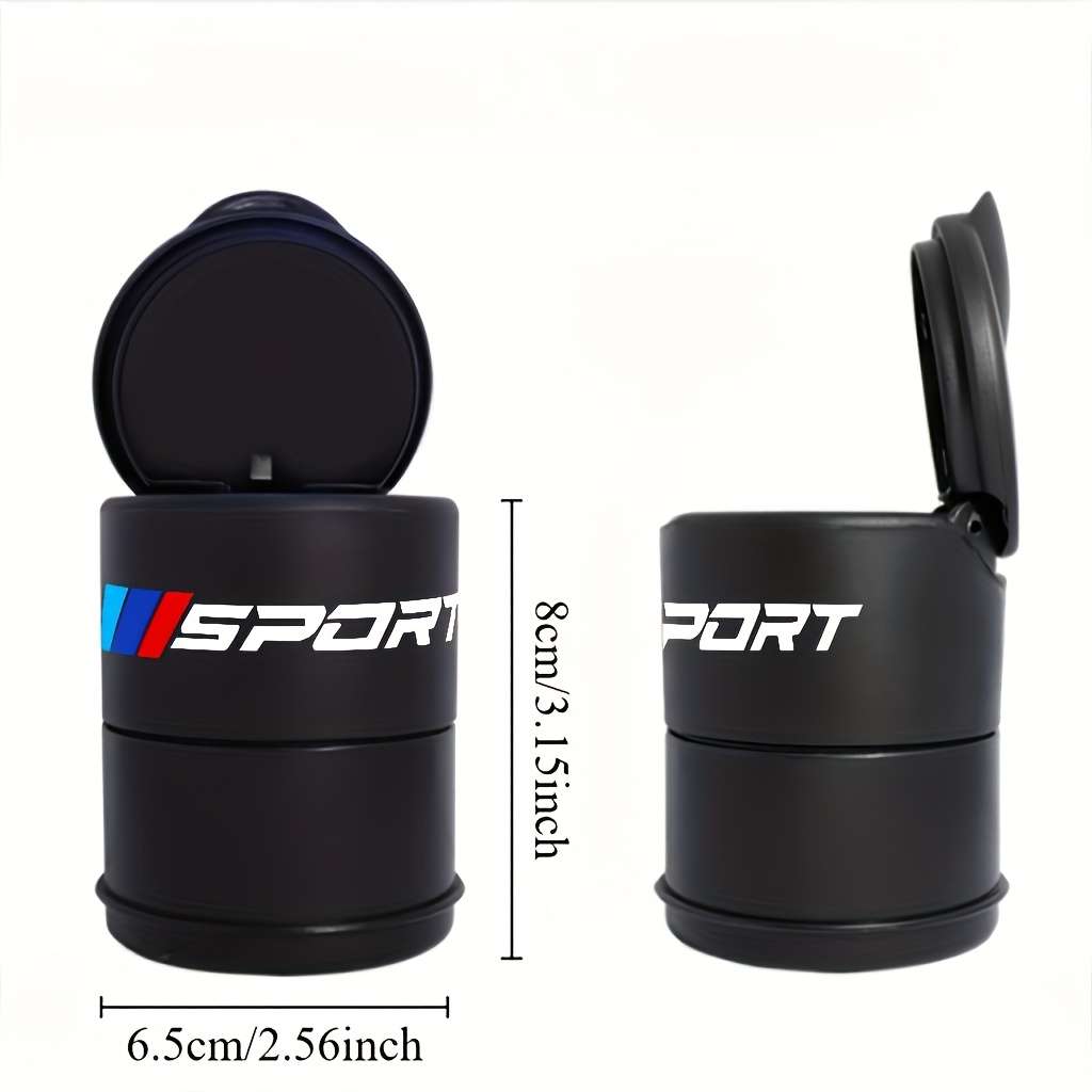 One Portable Universal Car Ashtray Designed for BMW Models 1 3 5 7 And X5 Featuring High T