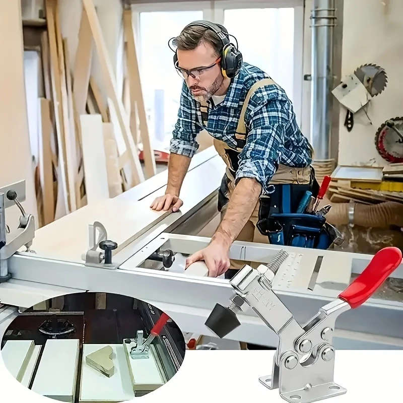 4-Pack Heavy Duty Red Toggle Clamps