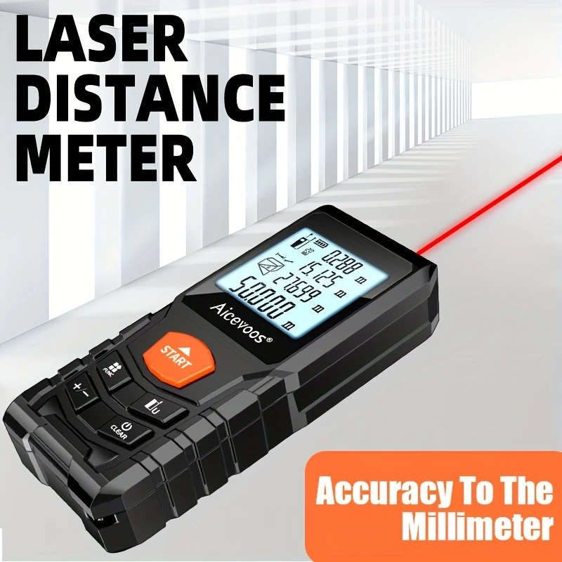 1pc High Accuracy Laser Distance Meter 120m Electronic Ruler Laser Measure Battery Power