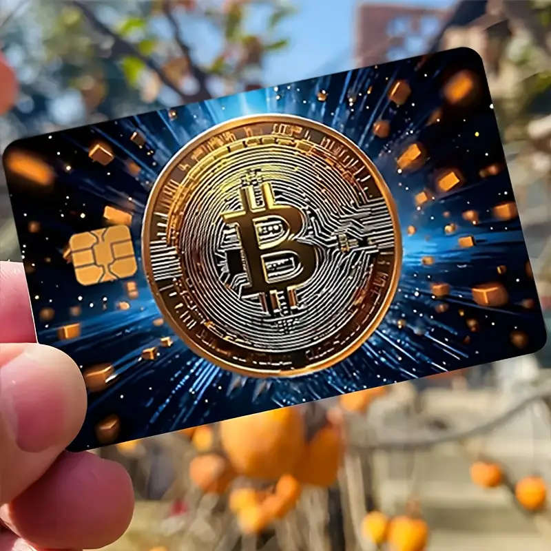 4pcs Credit Card Light Beige, Funny Debit Card Sticker