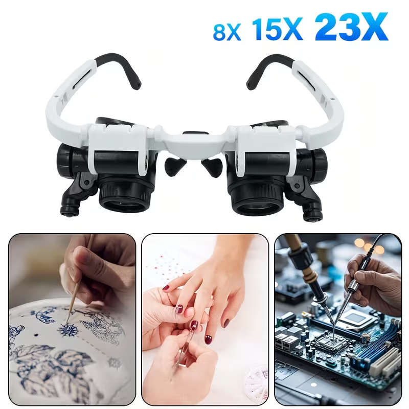 2XLED Watch Jewelry Restoration Magnifying Lamp