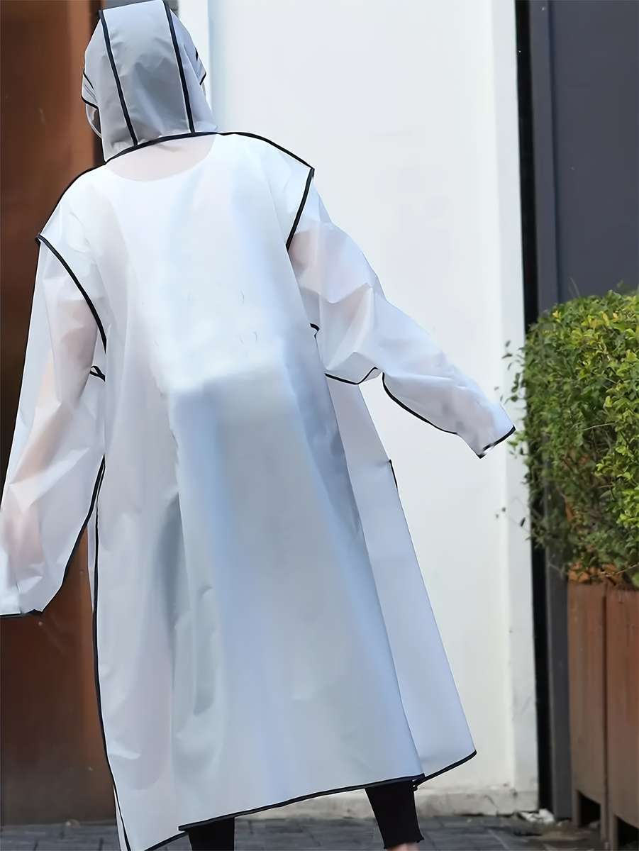 Raincoat Transparent Size L