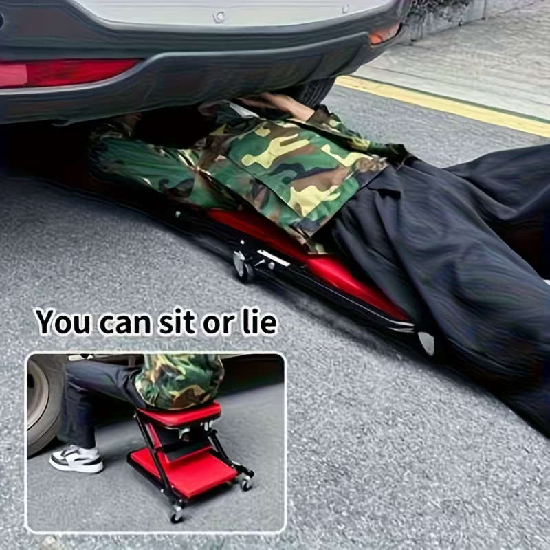 Foldable Garage Repair Roller Chair