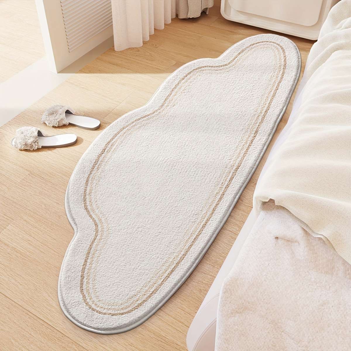 Big White Cloud 15.7x47.2inch 40x120cm Floor Mat