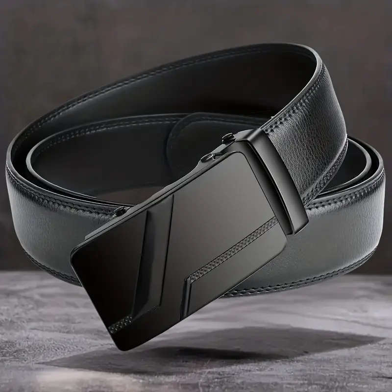 Men's Fully Equipped Automatic Buckle Belt 130cm