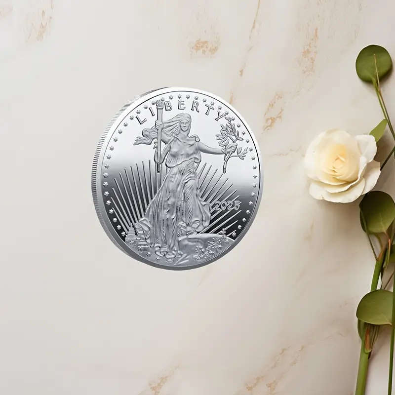 2025 USA LIBRETY 4cm coin Replica Coin Silver