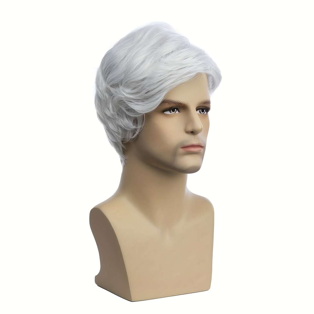 1Pc White Fashion Design Wig