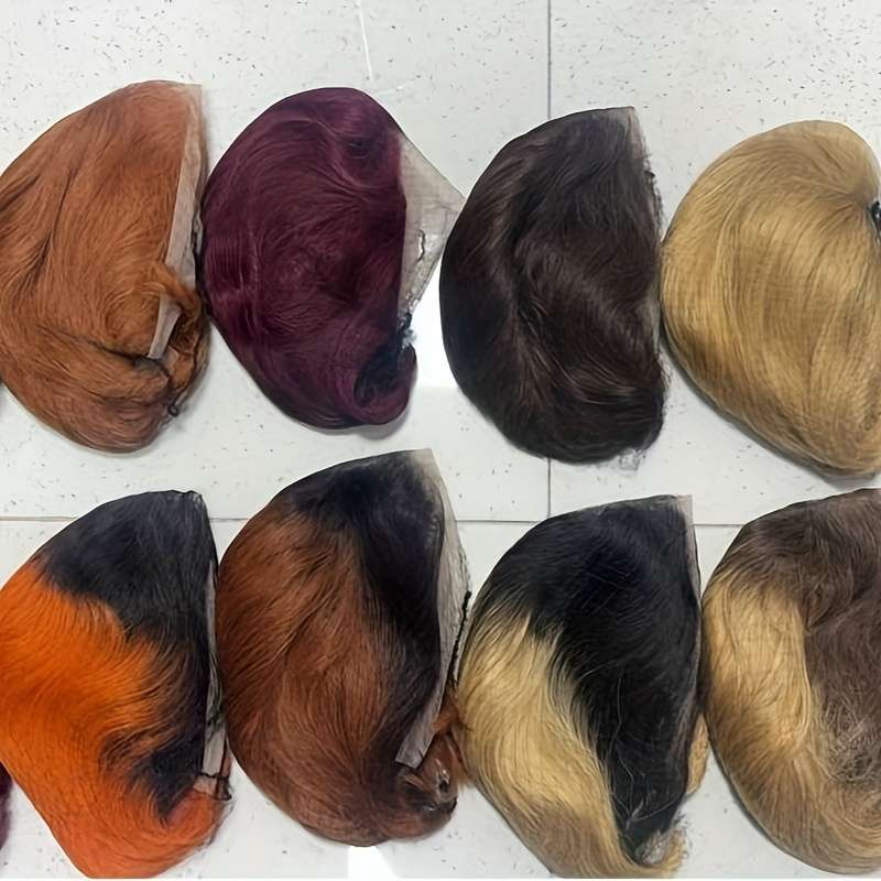 1Pc Lemon Yellow 20.32cm Fashion Design Wig