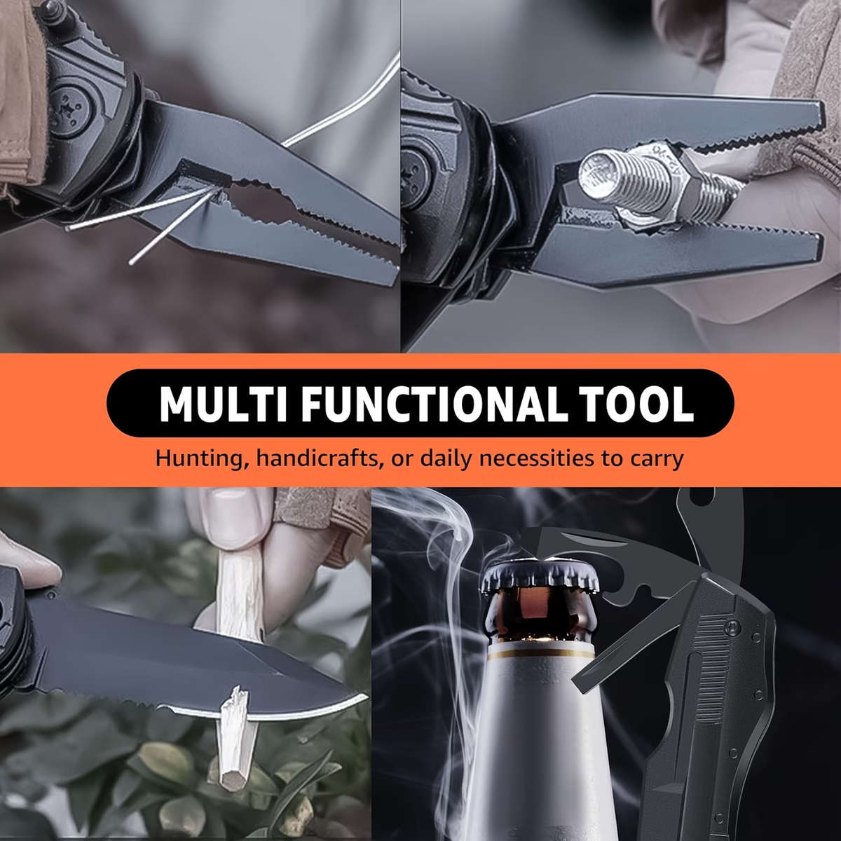 20-in-1 Multi-Functional Folding Knife