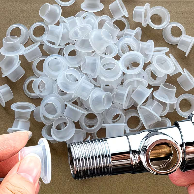 50Pcs Silicone Washers Set Leak Proof Sealing For Pipes Hoses