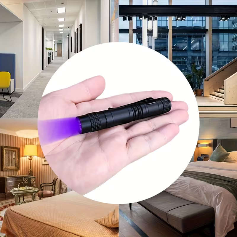 395NM UV Black Light Flashlight