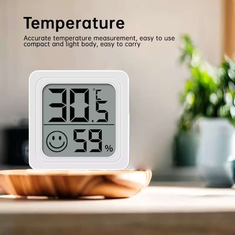 1pcs Digital Thermometer Hygrometer for Home Car and Laboratory